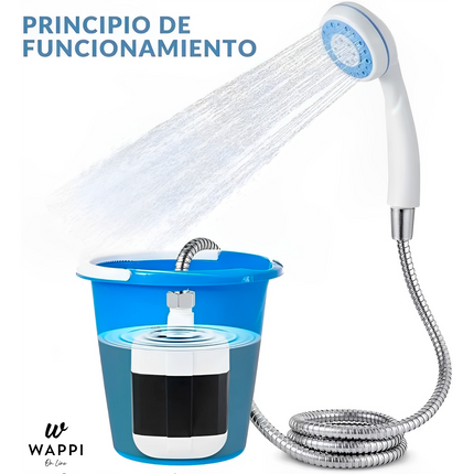 🚿Ducha para Exteriores - portátil, recargable y lista para usar.