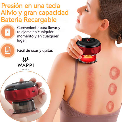 💆‍♀️Ventosa Terapéutica Eléctrica 3 en 1 – Relajación y Bienestar en Casa