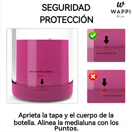 Mini Licuadora Portátil USB – Batidos al Instante