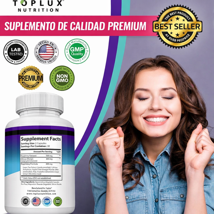 Toplux Keto Burn – Apoyo Cetogénico Natural para Energía y Control Diario