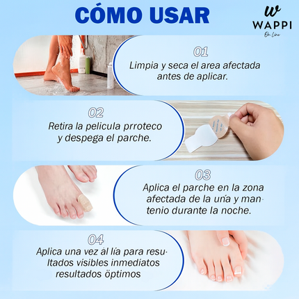💅Parches Reparadores para Uñas con Hongos (Pack 21)