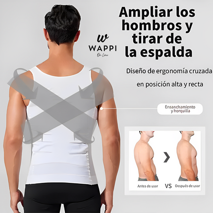 😎Camiseta Reductora Masculina 2X1 – Estilo y Confianza al Instante