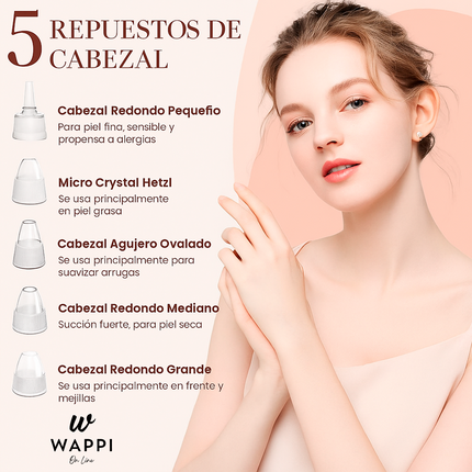 Limpiador de Puntos Negros Recargable USB– Piel Limpia, Suave y Sin Marcas Desde Casa