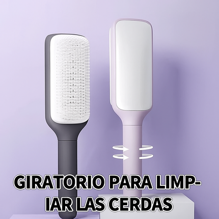 ✨Cepillo Autolimpiante | Peina, Masajea y Brilla sin Esfuerzo