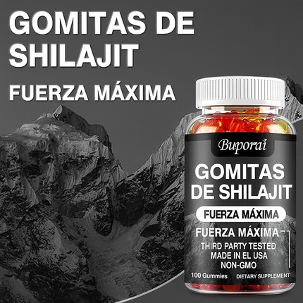 Shilajit Gomitas – Energía Natural para tu Día