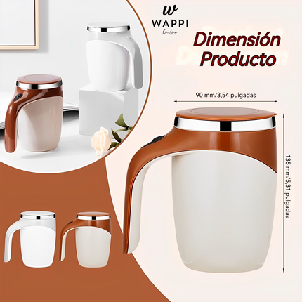Taza Batidora Magnética USB 380ml  – Mezcla tus bebidas al instante