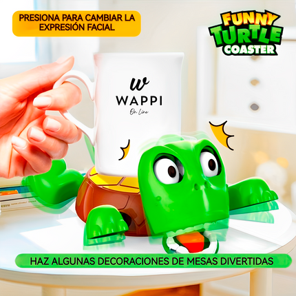 🐢 Posavasos Divertido en Forma de Tortuga – ¡Un toque de humor para tu mesa!
