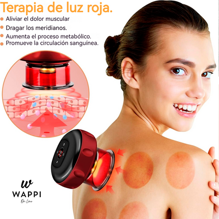 💆‍♀️Ventosa Terapéutica Eléctrica 3 en 1 – Relajación y Bienestar en Casa
