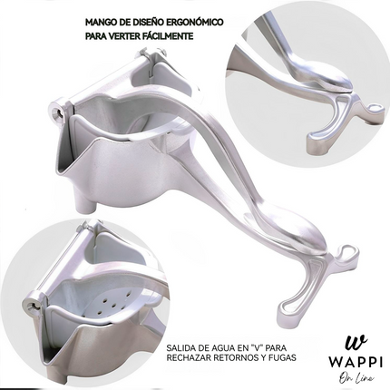 Exprimidor Manual Wappi – Jugos Frescos al Instante
