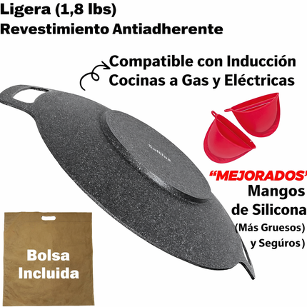 Sartén Parrilla Coreana Antiadherente 13”