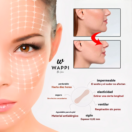 👑Cintas Faciales Lifting Invisible – Efecto Instantáneo y Natural