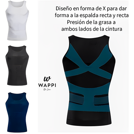 😎Camiseta Reductora Masculina 2X1 – Estilo y Confianza al Instante