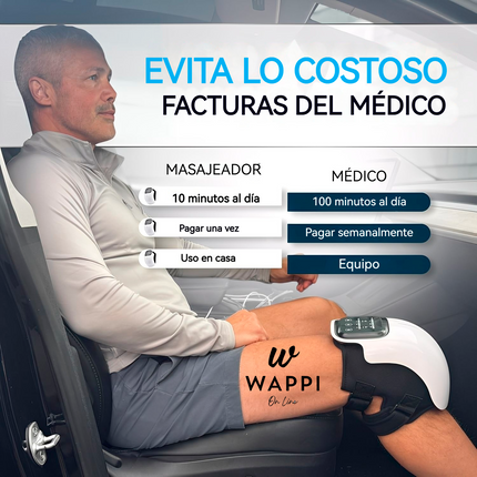 ⚡Masajeador de Rodilla Inalámbrico con Calor y Vibración – Alivio y Bienestar en Minutos