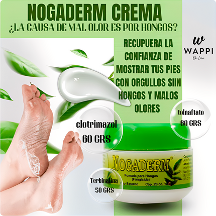 💧Nogaderm® Gotas + Crema – Tratamiento antifúngico completo para pies y uñas