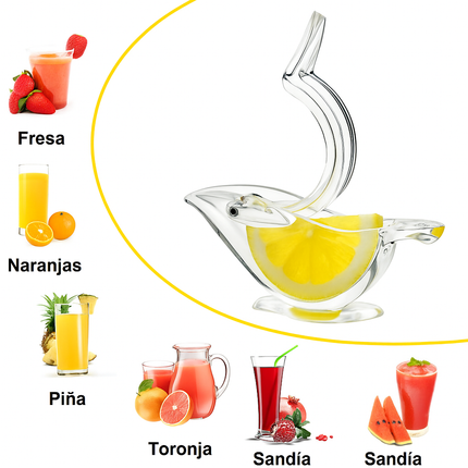 🐦🍋Exprimidor Manual en Forma de Pájaro – Diseño Moderno y Funcional