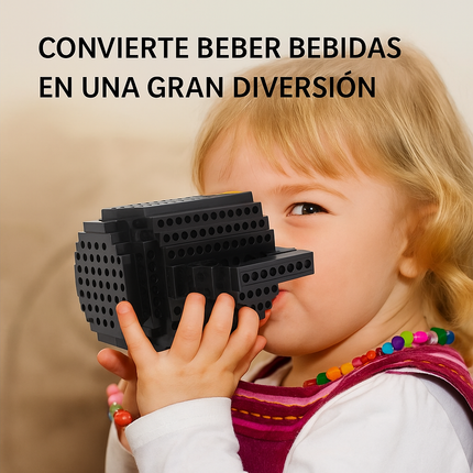 Taza Creativa con Bloques de Construcción - Convierte tu café en un momento creativo
