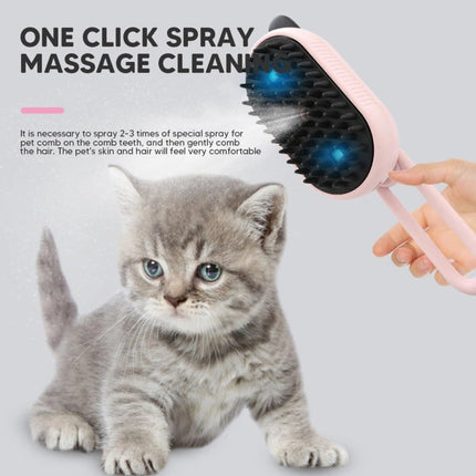 Cepillo a Vapor para Mascotas 4 en 1 – Limpieza, Masaje y Esterilización UV