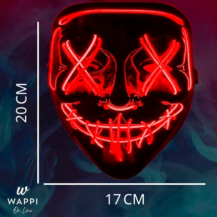 Mascara LED La Purga – Brilla y sorprende en Halloween🎃👻