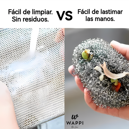 ✨Paños Metálicos X5 – Limpieza Potente y Sin Rayas