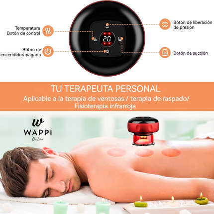 💆‍♀️Ventosa Terapéutica Eléctrica 3 en 1 – Relajación y Bienestar en Casa