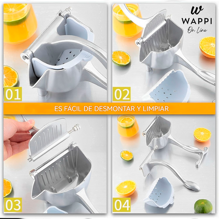 Exprimidor Manual Wappi – Jugos Frescos al Instante