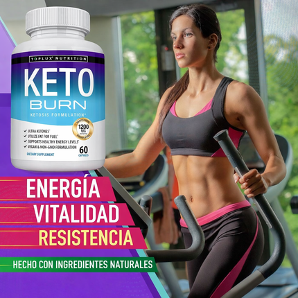 Toplux Keto Burn – Apoyo Cetogénico Natural para Energía y Control Diario