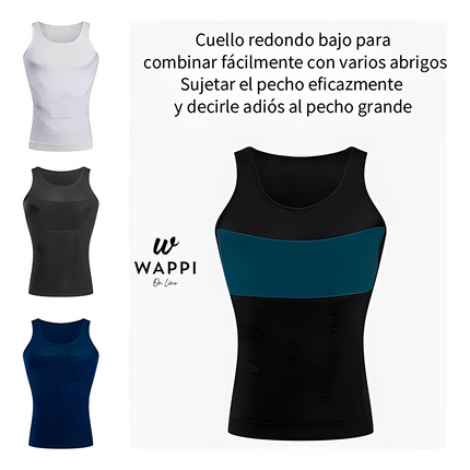 😎Camiseta Reductora Masculina 2X1 – Estilo y Confianza al Instante