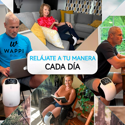 ⚡Masajeador de Rodilla Inalámbrico con Calor y Vibración – Alivio y Bienestar en Minutos