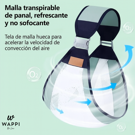 🤱Portabebé Ergonómico - Ajustable y Súper Ligero