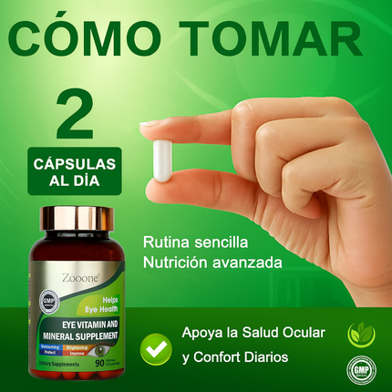 Vitaminas para la Vista con Luteína y Zeaxantina 👁️