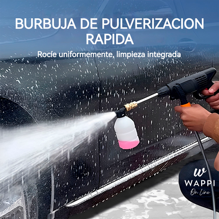 💦Combo Hidrolavadora Portátil 2 Baterías 98V - Con accesorios + Mini Aspiradora de Regalo🚗🎁