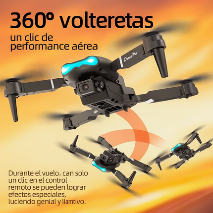 AeroZoom Pro™ – Drone Plegable WIFI FPV 720P - Para Volar y Grabar Fácil