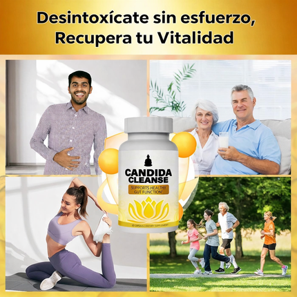 Candida Cleanse – Detox Intestinal Natural - Recupera el equilibrio de tu intestino de forma natural y diaria.