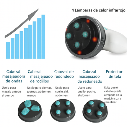 Masajeador Corporal Anticelulítico con Infrarrojo