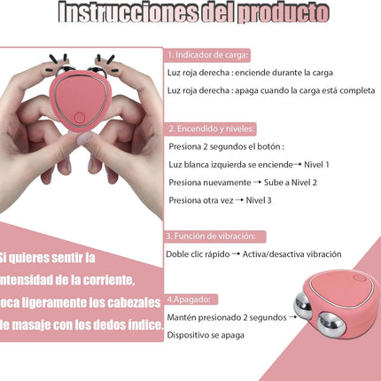 ⭐Masajeador Facial EMS con Microcorriente