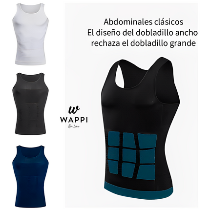 😎Camiseta Reductora Masculina 2X1 – Estilo y Confianza al Instante
