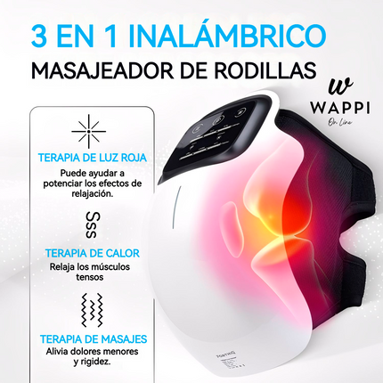 ⚡Masajeador de Rodilla Inalámbrico con Calor y Vibración – Alivio y Bienestar en Minutos