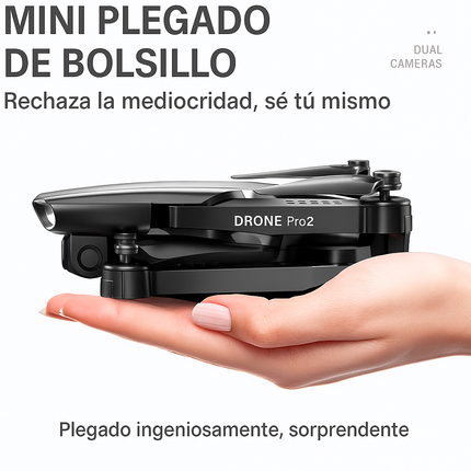 AeroZoom Pro™ – Drone Plegable WIFI FPV 720P - Para Volar y Grabar Fácil