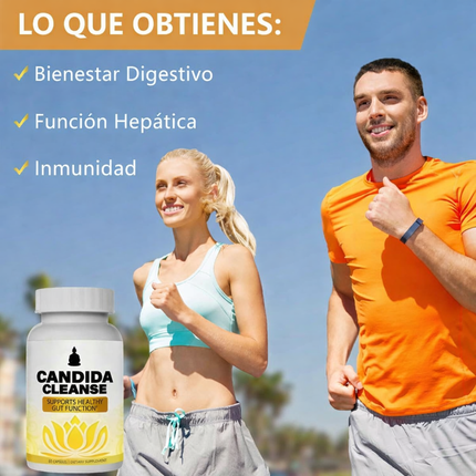 Candida Cleanse – Detox Intestinal Natural - Recupera el equilibrio de tu intestino de forma natural y diaria.