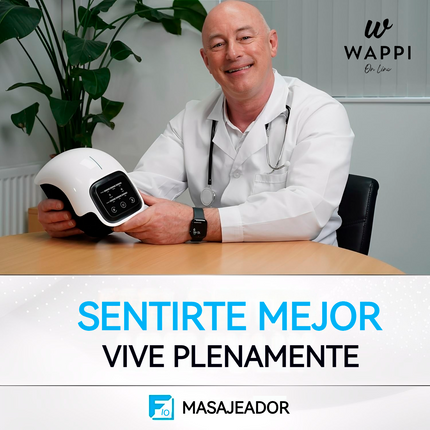 ⚡Masajeador de Rodilla Inalámbrico con Calor y Vibración – Alivio y Bienestar en Minutos