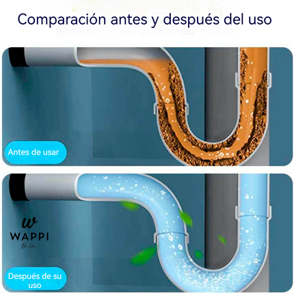 💥Destapador de Drenaje 330g - ¡Desbloquea tus tuberías en solo minutos sin herramientas ni químicos agresivos! 110gr x3
