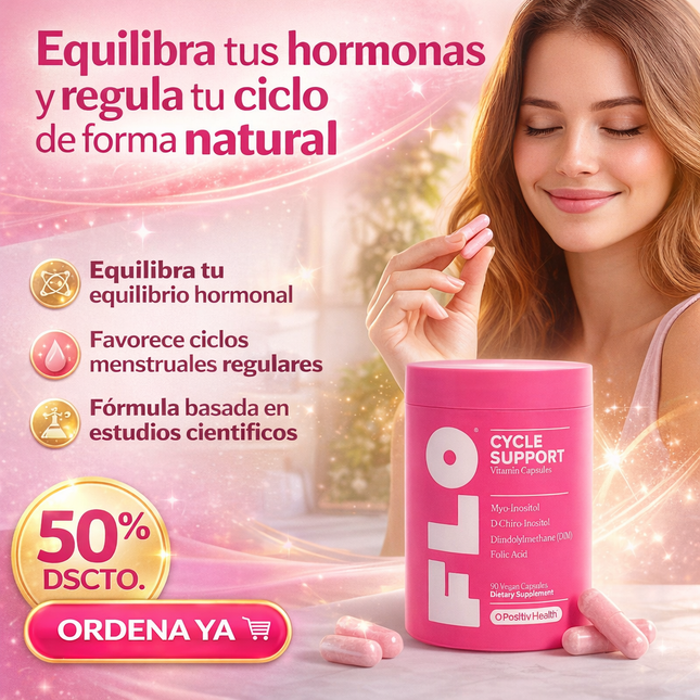 FLO Apoyo Ovárico – Equilibrio Hormonal y Ciclo Regular