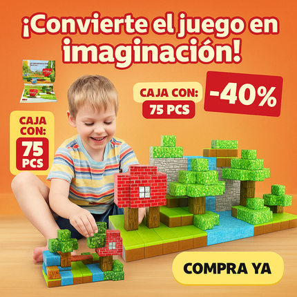 Bloques Magnéticos del Bosque – Creatividad sin Límites en 75 Piezas