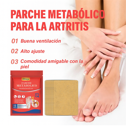 Pack x3 Parches de Alivio Articular con Calor Terapéutico - Alivio localizado que acompaña tu día, sin interrumpir tu rutina