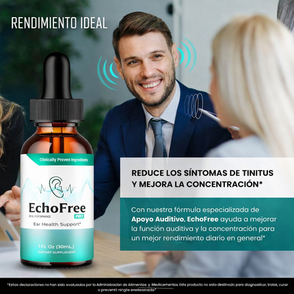 EchoFree Drops  – Soporte Natural para el Bienestar Auditivo