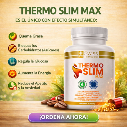 Thermo Slim Max – Termogénico Natural para Apoyar la Quema de Grasa