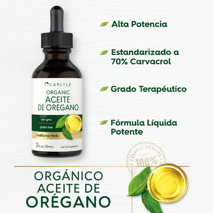⭐ Aceite de Orégano Orgánico Máxima Potencia – Bienestar Natural en Cada Gota