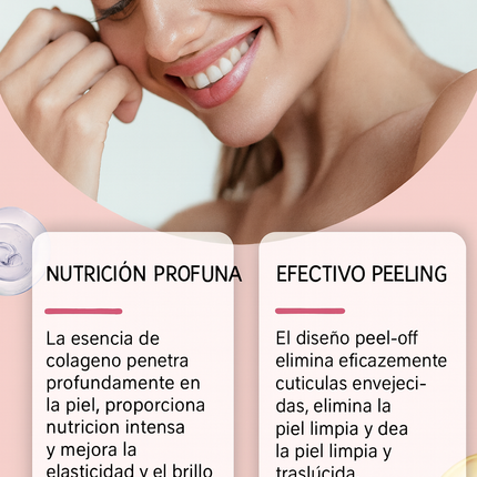 💧Mascarilla Facial Colágeno + Regalo: Mascarilla de Labios