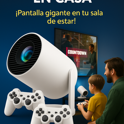 Mini Consola Retro + Proyector Smart 4K