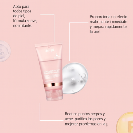 💧Mascarilla Facial Colágeno + Regalo: Mascarilla de Labios